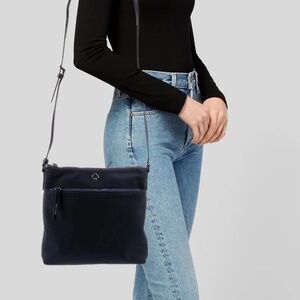 Kate Spade New York Jae Nylon Flat Leather Strap Crossbody Bag